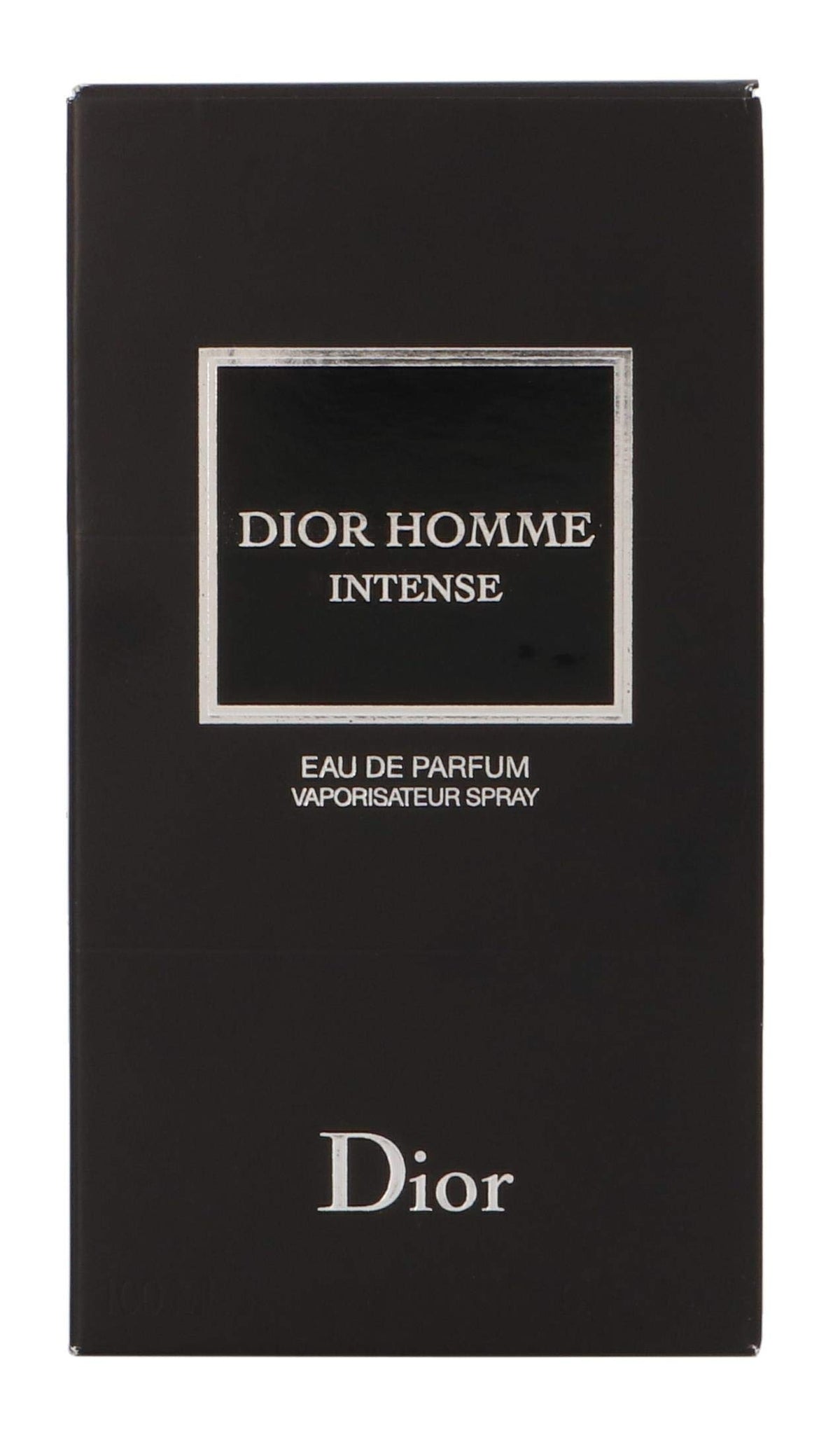 Dior Homme Intense bottle closeup highlights premium design and lasting fragrance appeal.