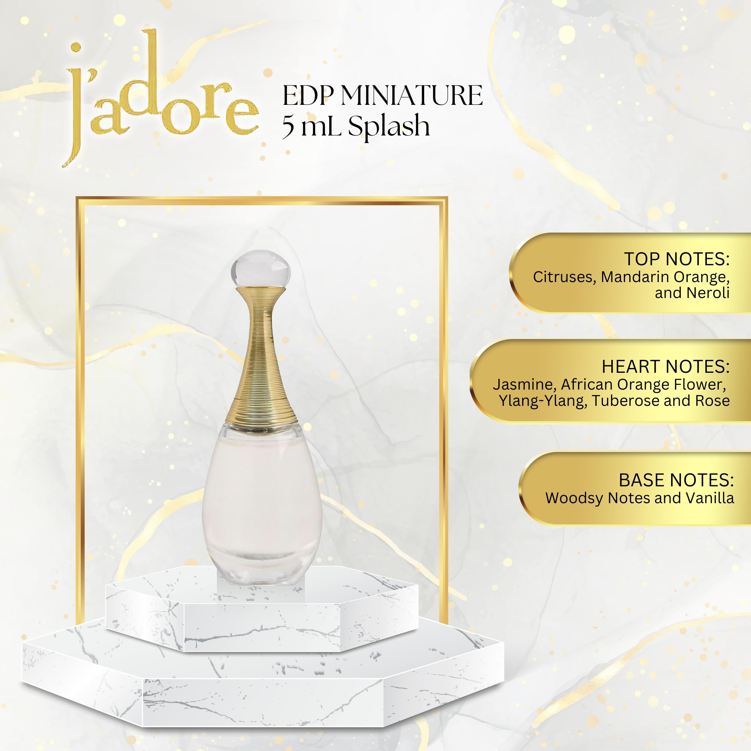 Dior Jadore sample bottle 0.17 oz lets you try before committing.