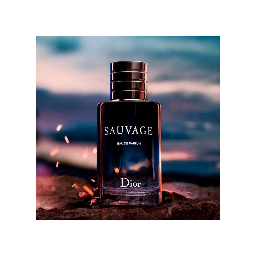 Dior Sauvage bottle cap close-up highlights premium craftsmanship and luxury