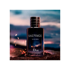 Dior Sauvage bottle cap close-up highlights premium craftsmanship and luxury