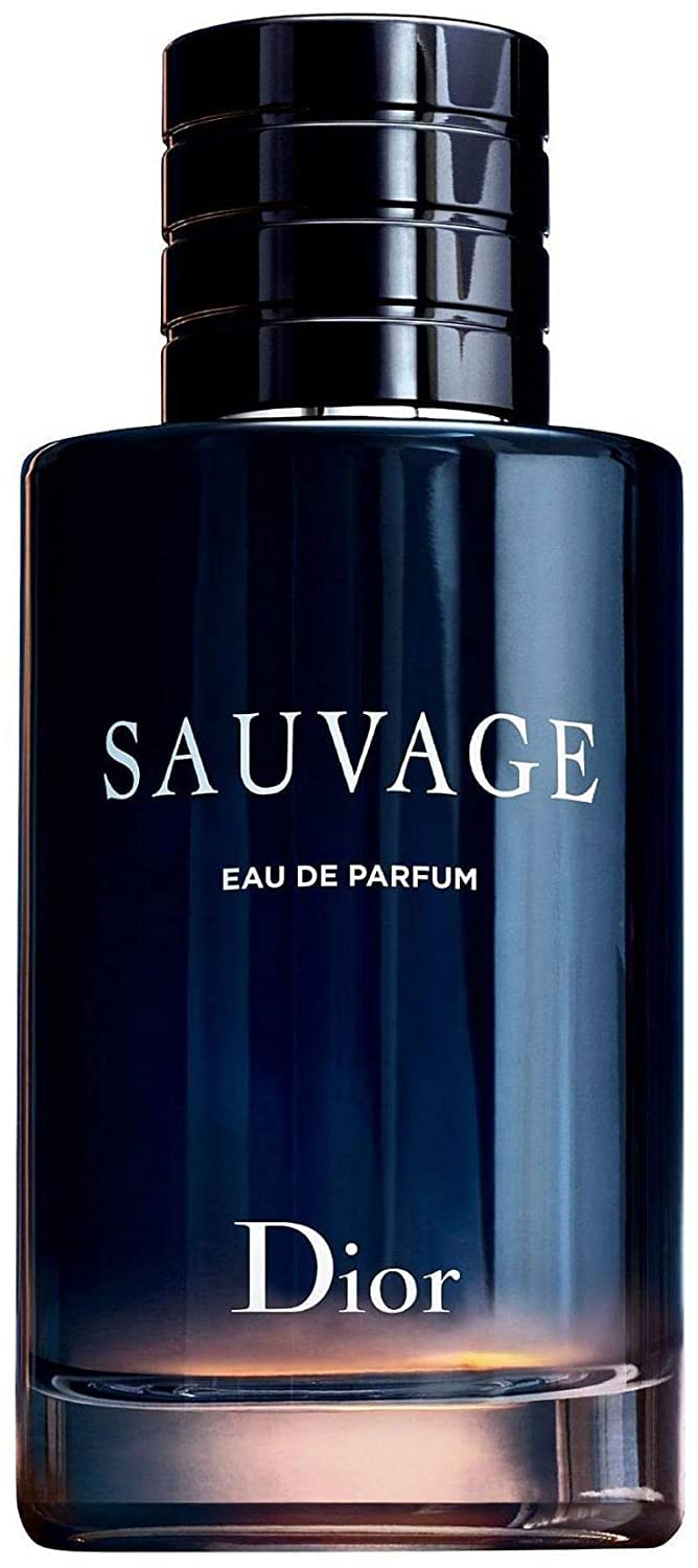 Dior Sauvage bottle front view highlighting signature scent for everyday confidence.