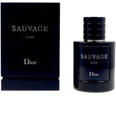 Dior Sauvage Elixir bottle front, designed for all-day presence in sophisticated evenings.