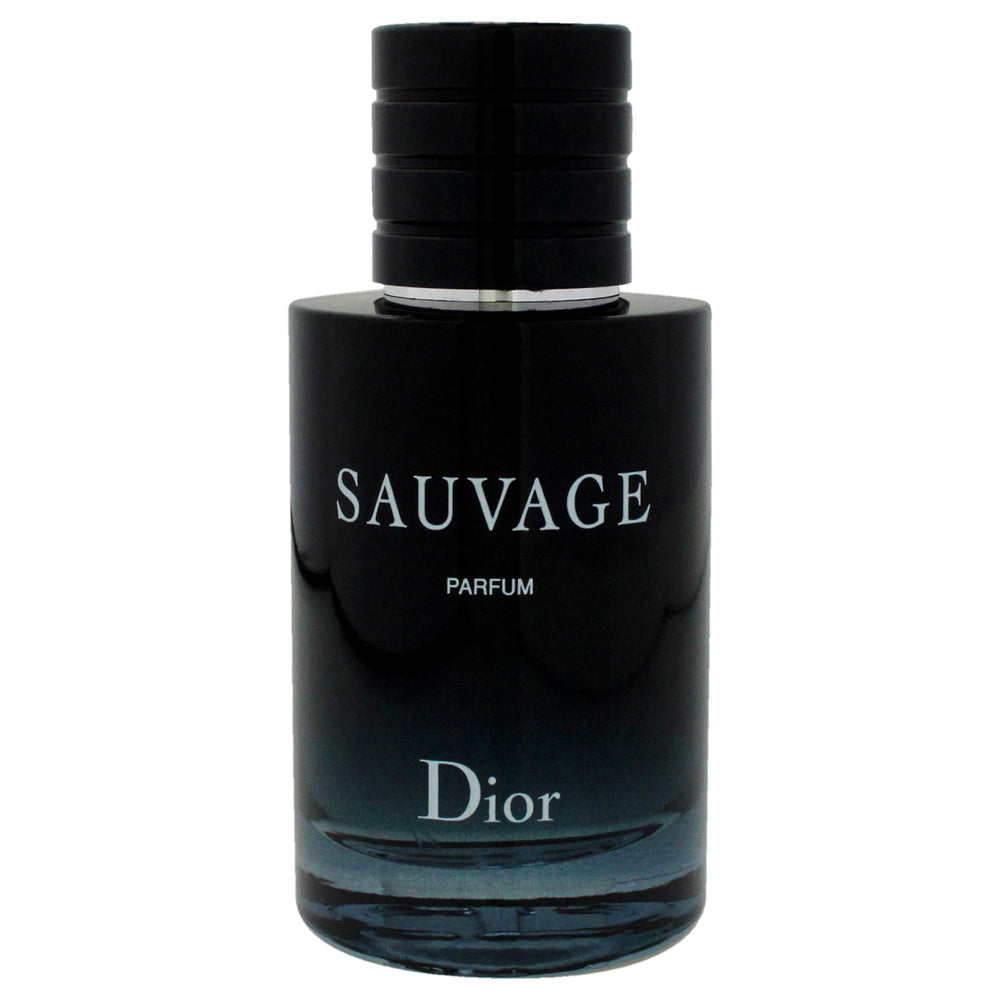 Dior Sauvage Parfum box display highlights luxe packaging and gift-ready presentation.