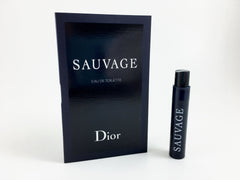 Dior Sauvage sample spray vial offers on-the-go fragrance exploration and instant refreshment