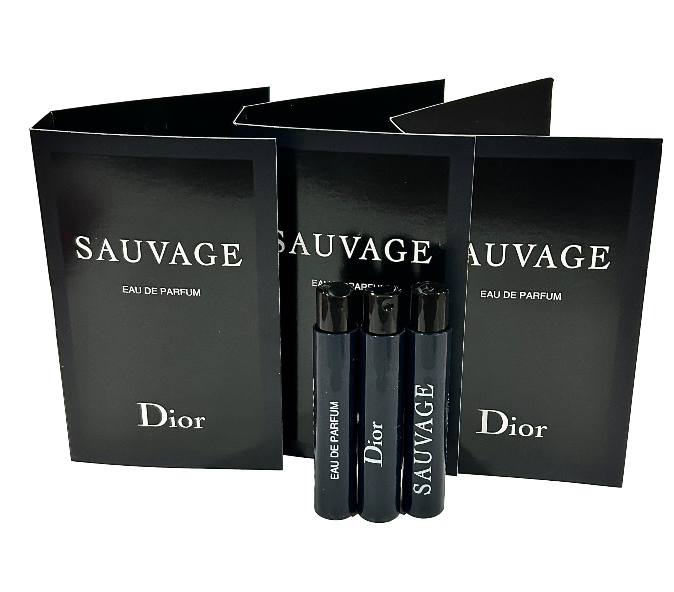 Dior Sauvage 1ml vial close-up ideal for routine scent layering.