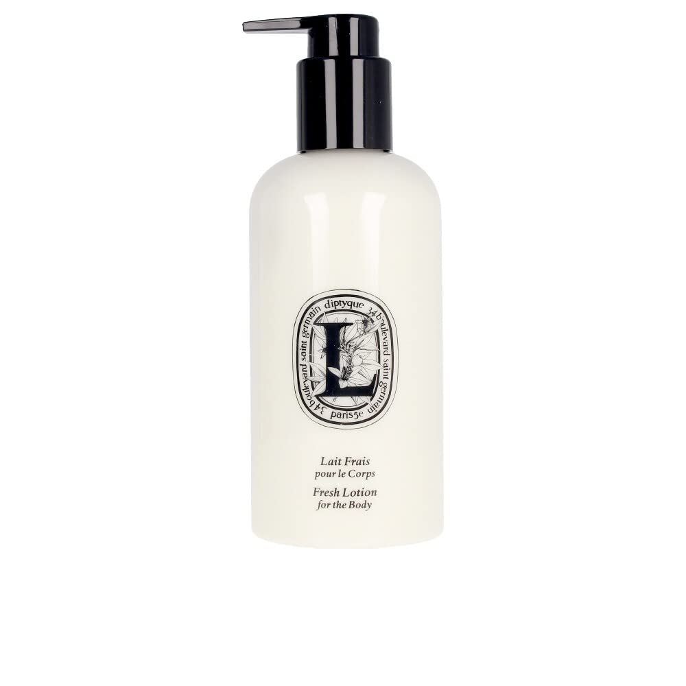 Diptyque Fresh Body Lotion bottle highlights orange blossom scent and daily hydration benefits