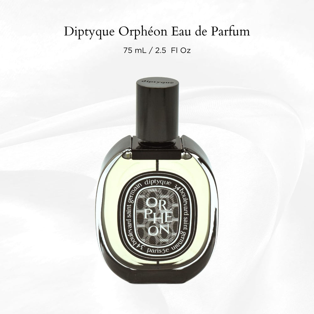 Orpheon by Diptyque glass sprayer close-up highlighting premium scent experience