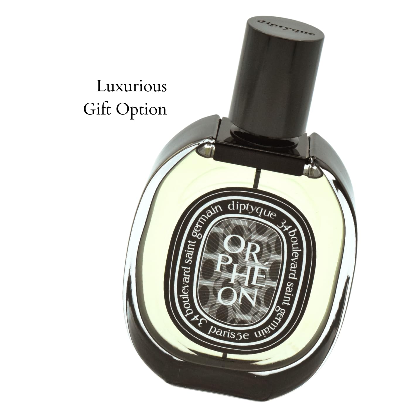 Orpheon jasmine cedar vanilla notes captured in an elegant bottle for scent layering