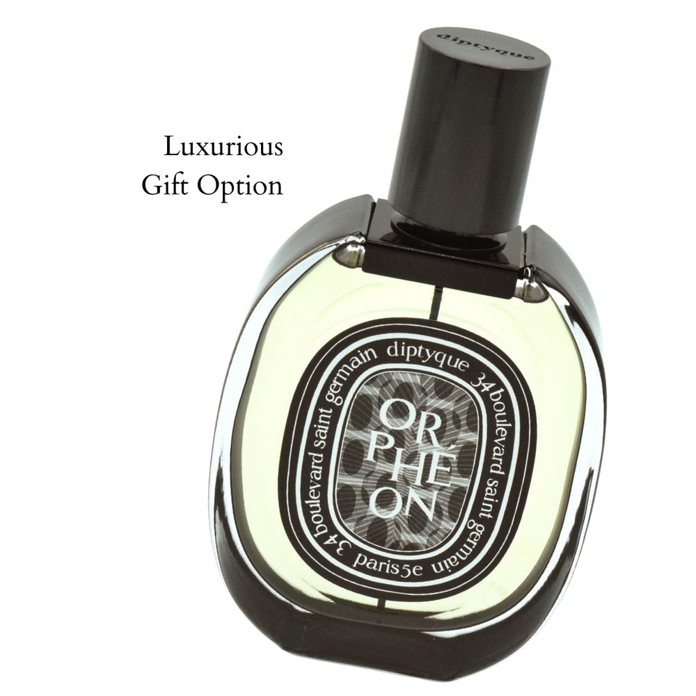 Orpheon jasmine cedar vanilla notes captured in an elegant bottle for scent layering