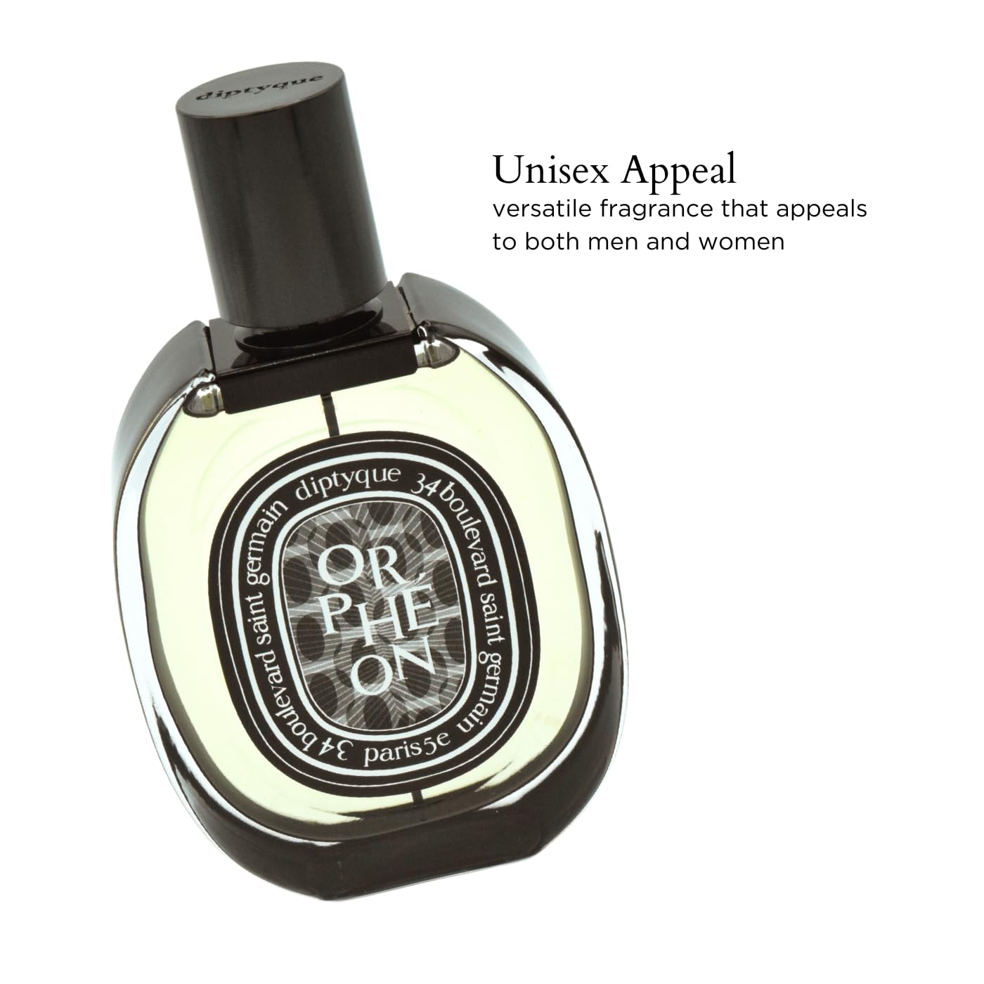 Orpheon packaging photo highlights unisex appeal and luxury branding for everyday confidence