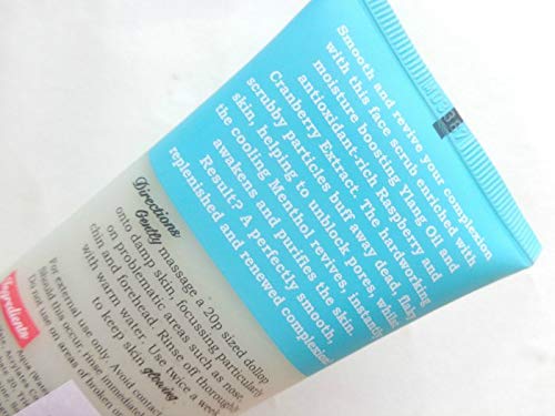 Dirty Works Pore-Fect Face Scrub closeup reveals micro-exfoliants for smoother skin.