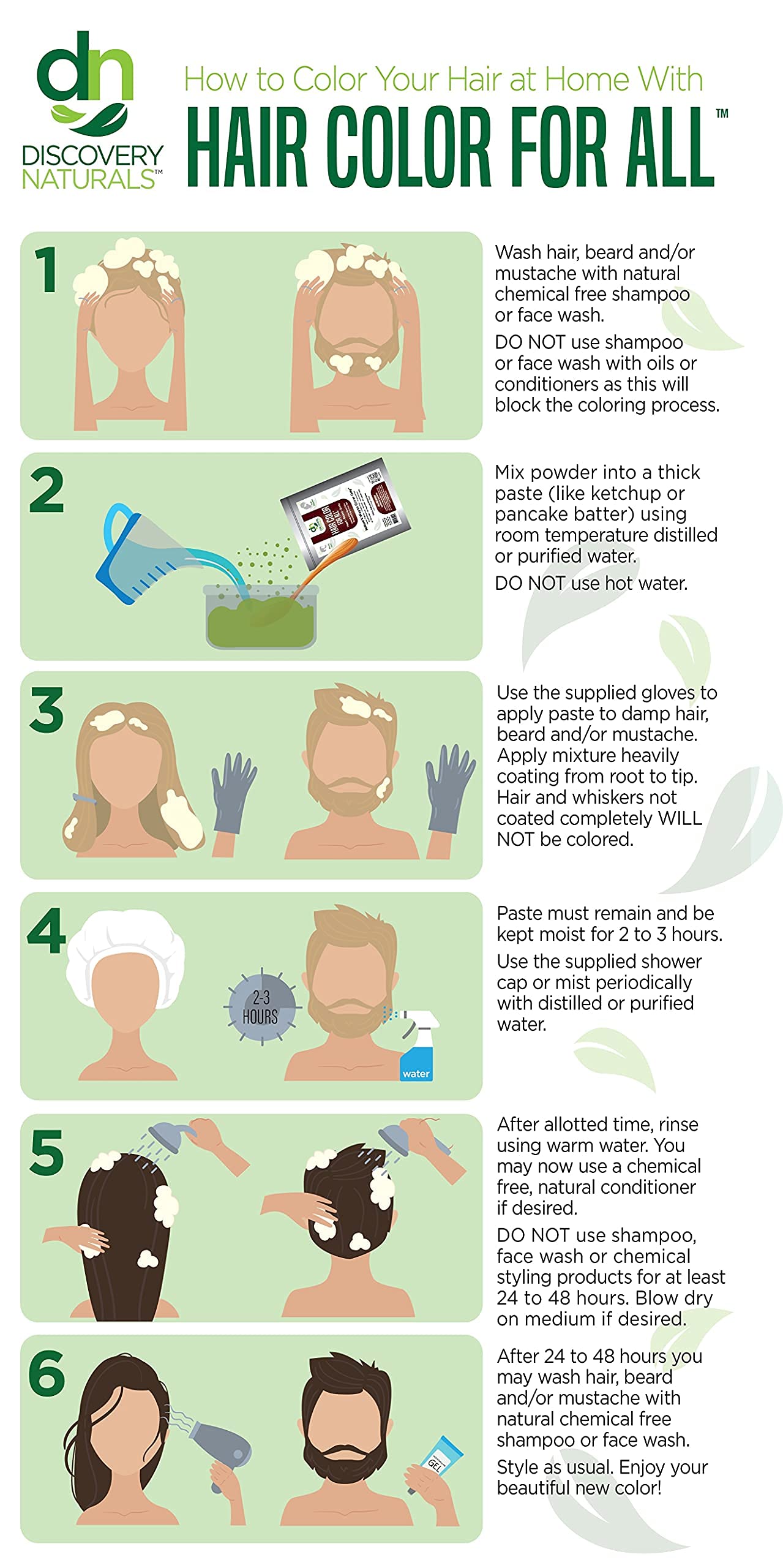 Protective gloves from Discovery Naturals included in the kit