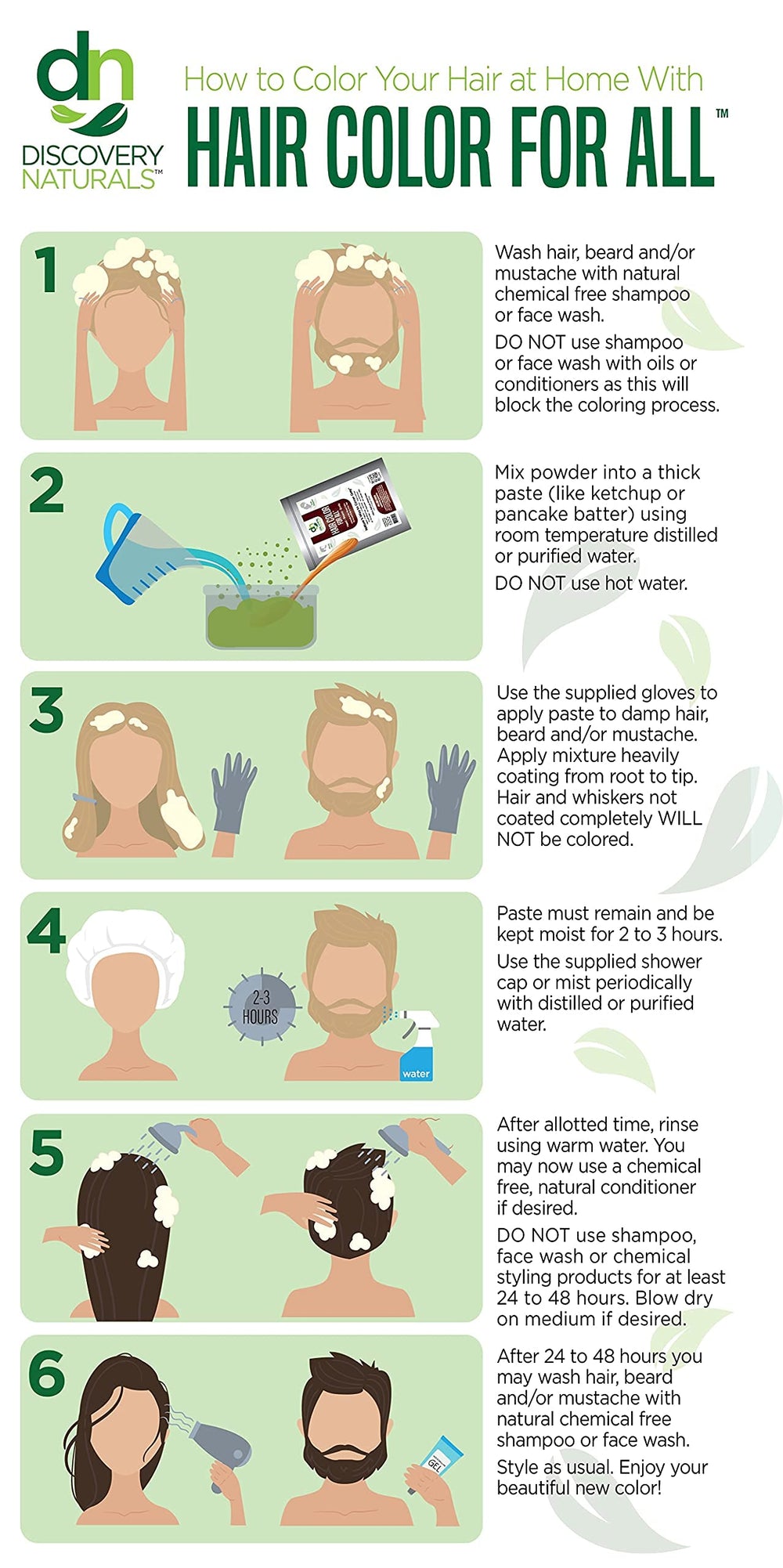 Protective gloves from Discovery Naturals included in the kit
