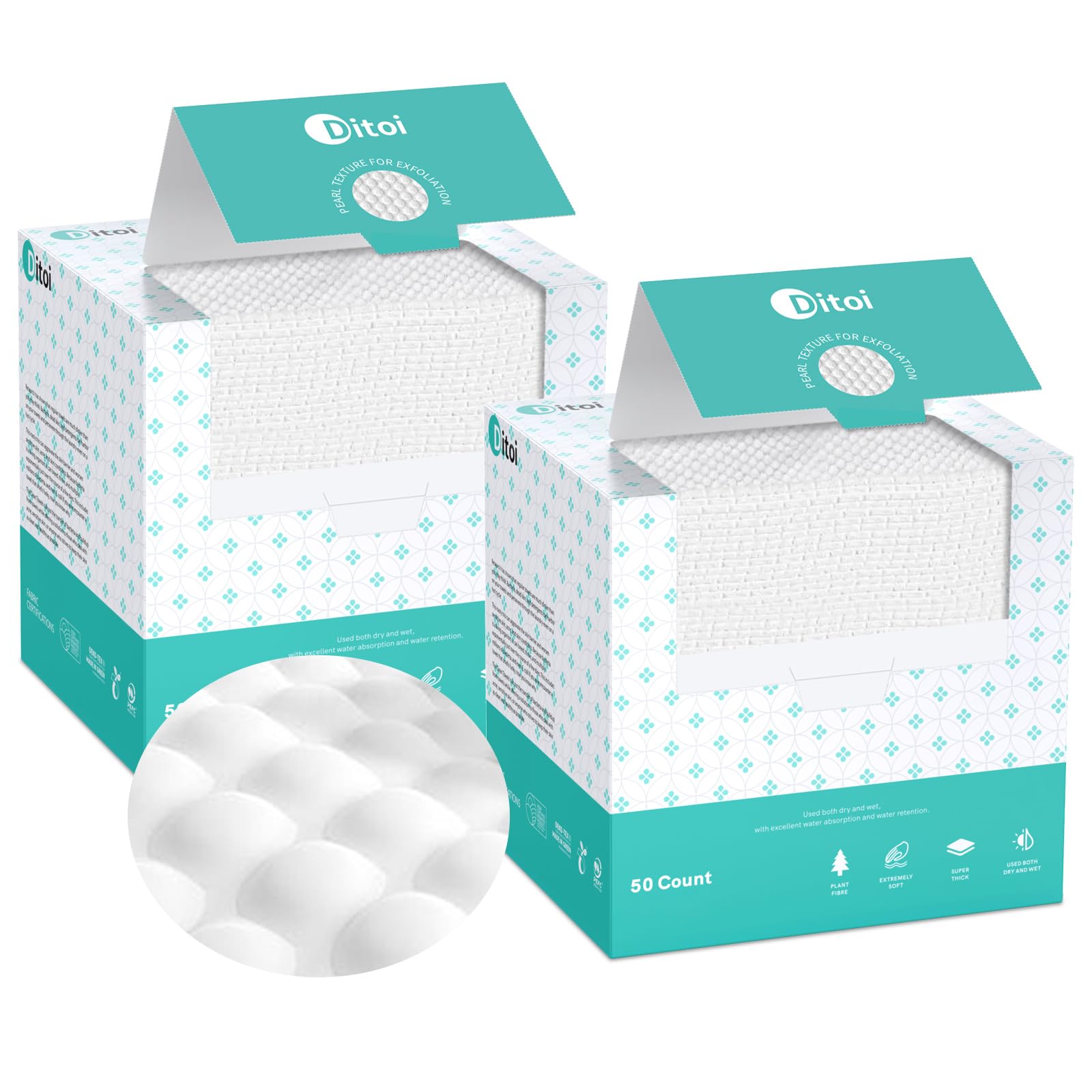 Ditoi disposable face towels XL packaging shown for convenient daily use