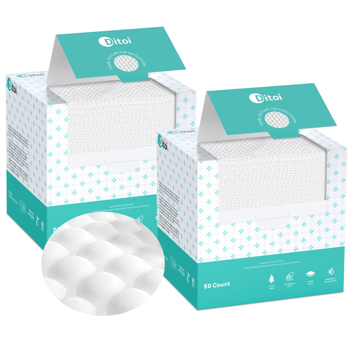 Ditoi disposable face towels XL packaging shown for convenient daily use