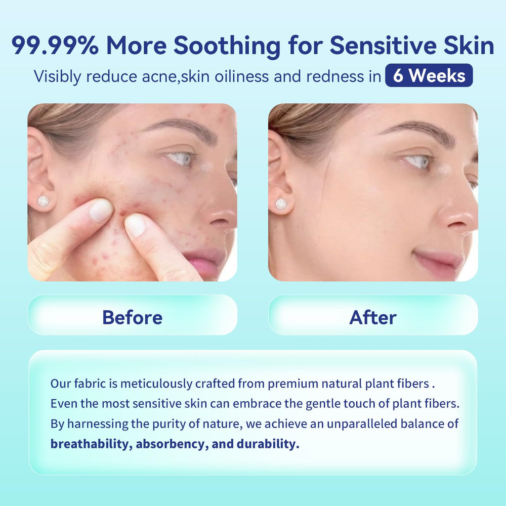 Ditoi two-sided towel surface closeup showing smooth cleansing and textured exfoliation