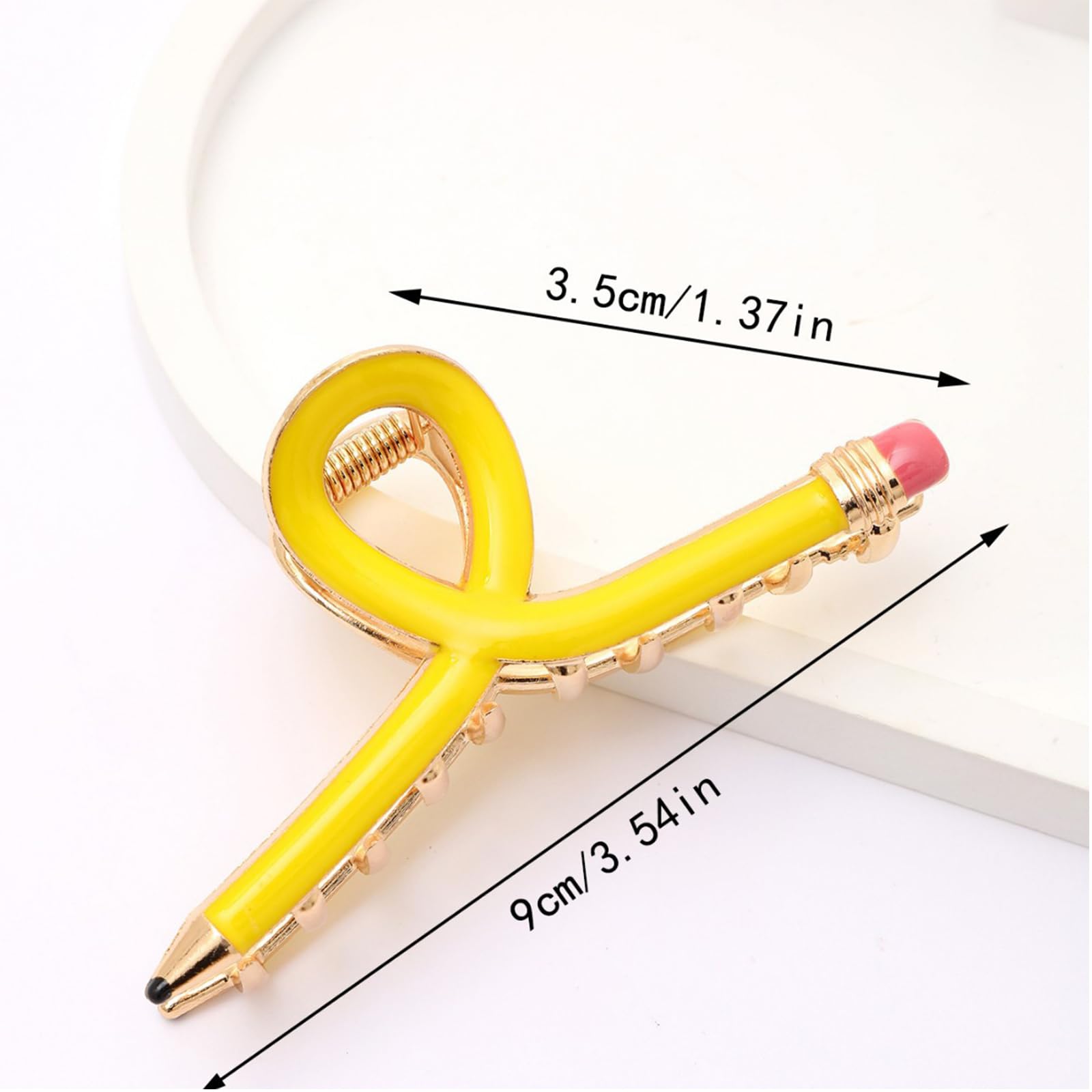 DIUEWOW pencil claw hair clip stacked style highlights easy looks