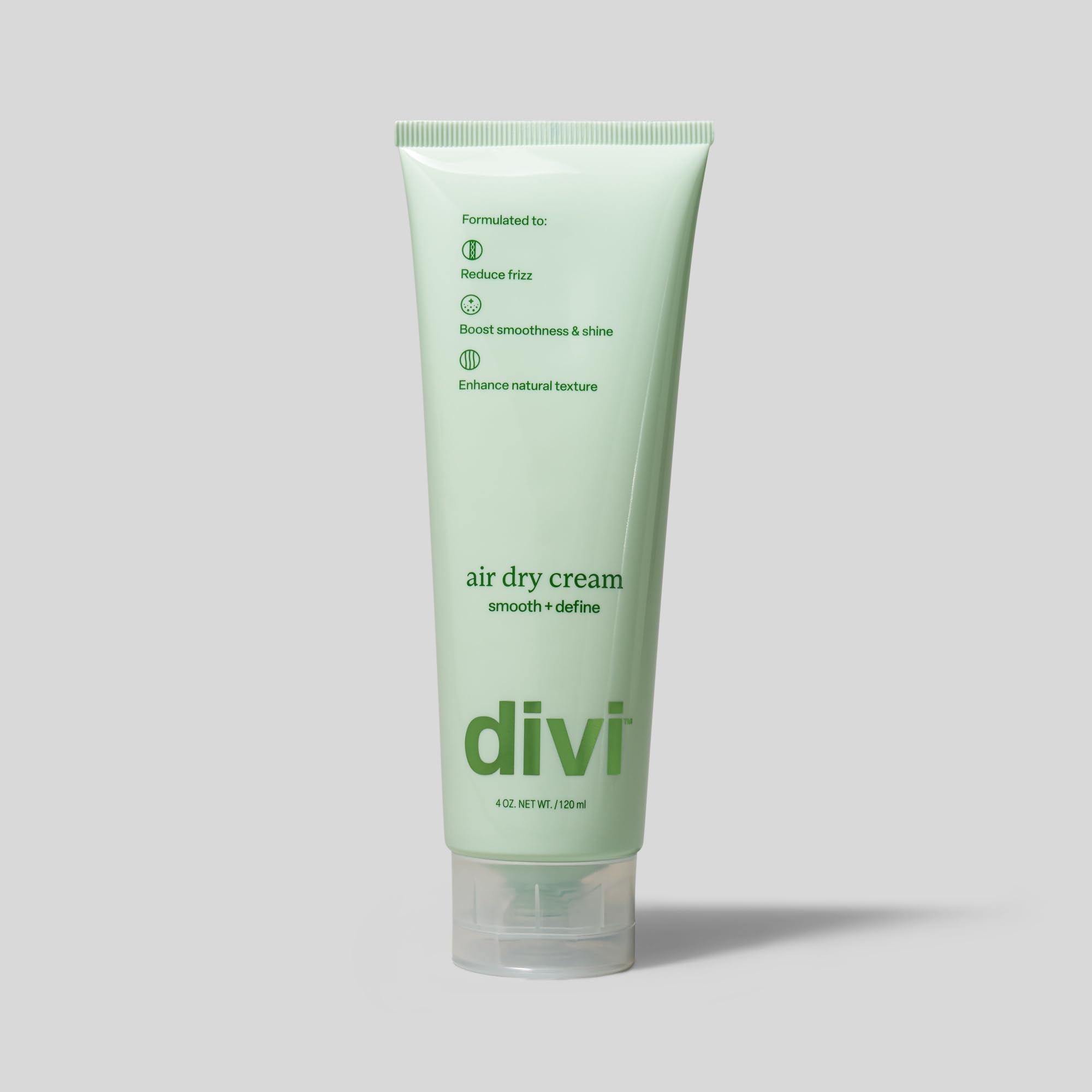 Divi Air Dry Styling Cream embraces natural texture with effortless styling.