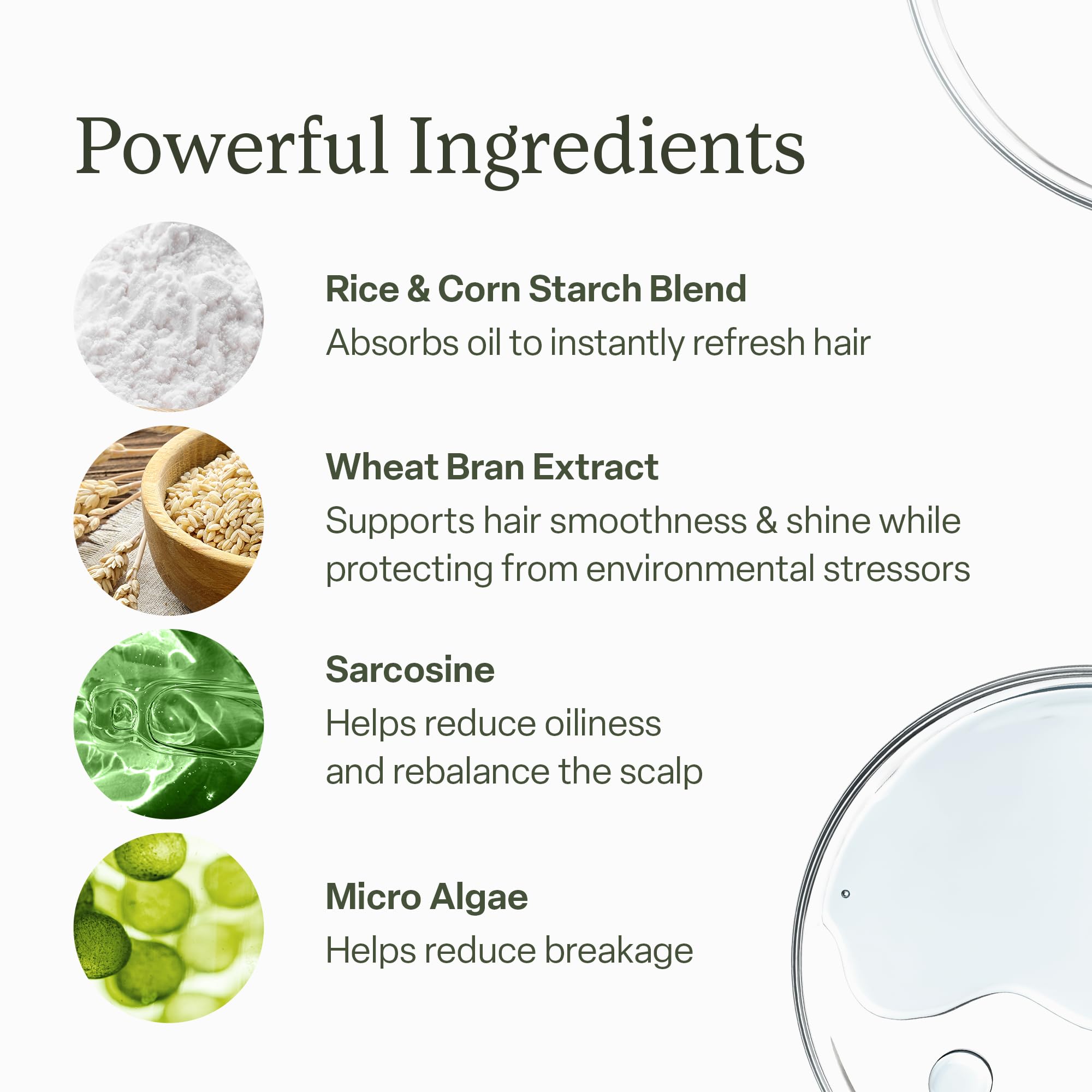 Divi talc-free formula supports a clean scalp feel.