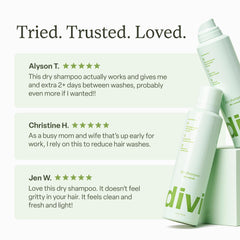 Divi balance-scalp roots look healthier with added lift and body.