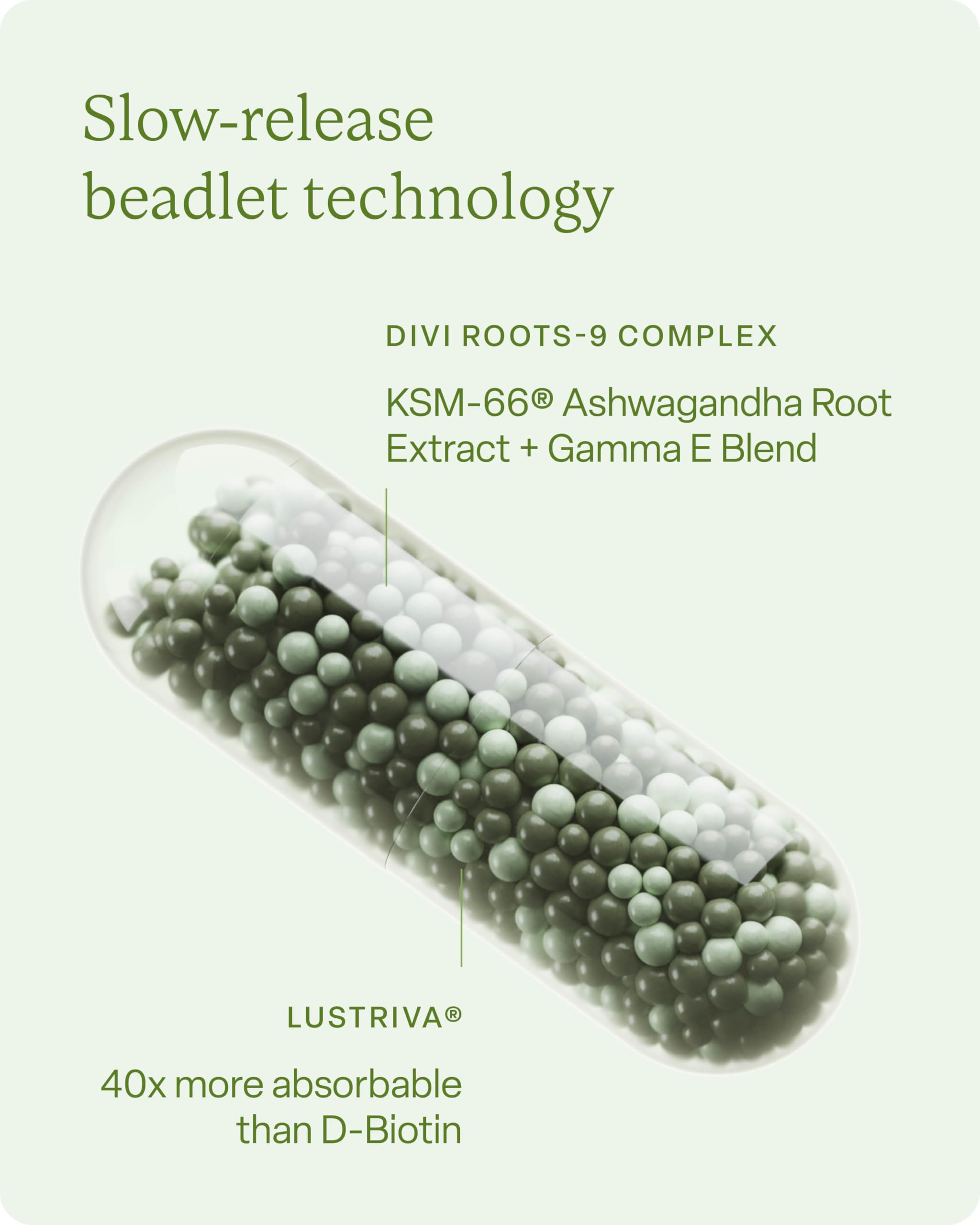 Divi Healthy Hair Bundle box and bottle display for easy product overview.