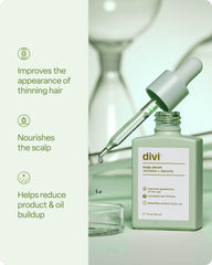 Divi Healthy Hair Bundle two-step routine setup illustrating easy daily care.