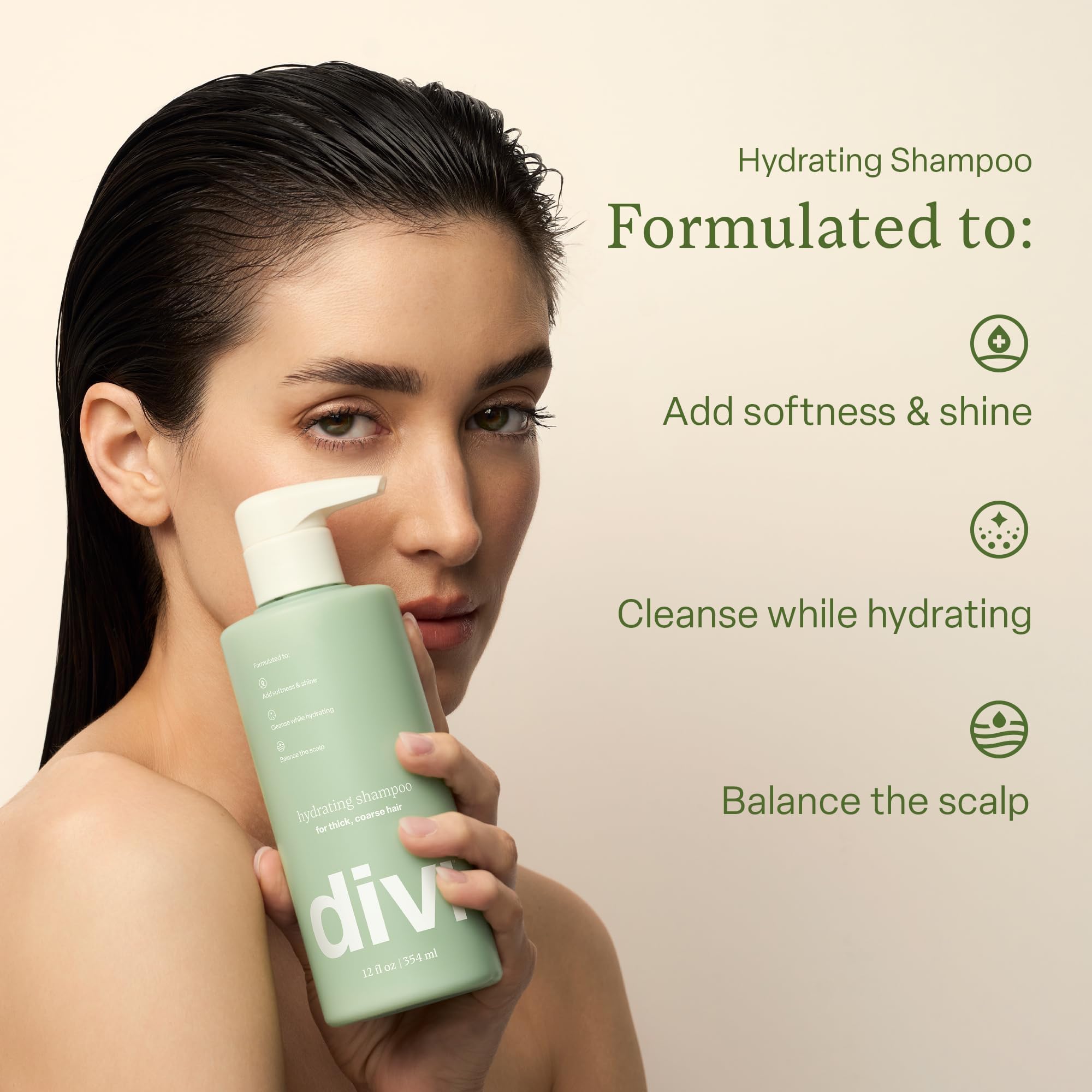 Divi Hydrating Conditioner travel bottle aids detangling on trips