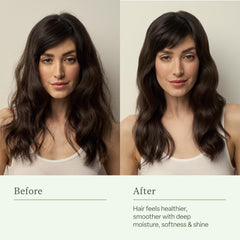 Divi nourishing conditioner close-up highlighting scalp balance and roots