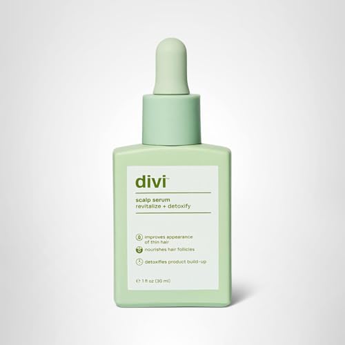 Divi Scalp Serum 12-week study results chart highlights fullness and density