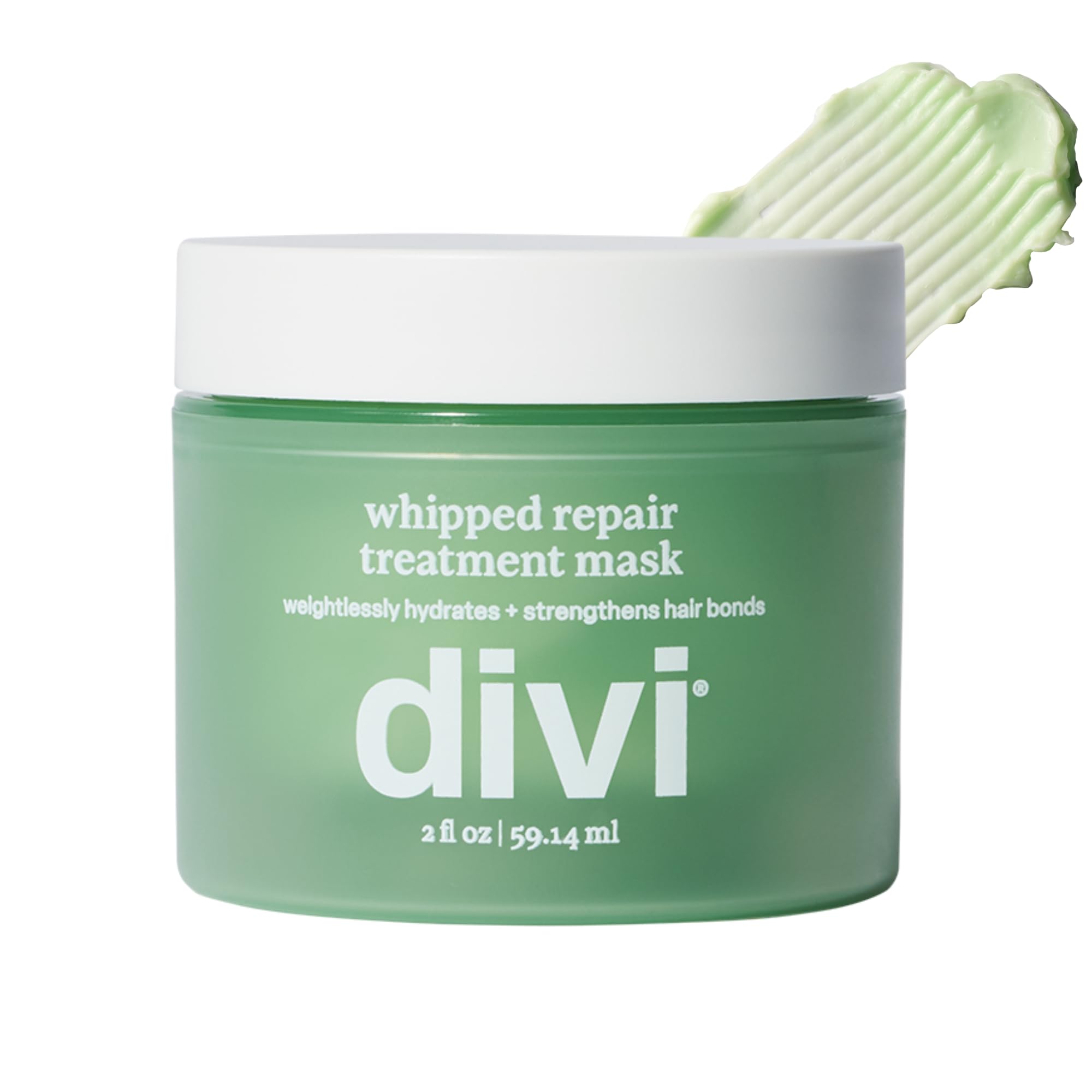 Divi Whipped Repair Mask texture during application showing quick repair benefits.