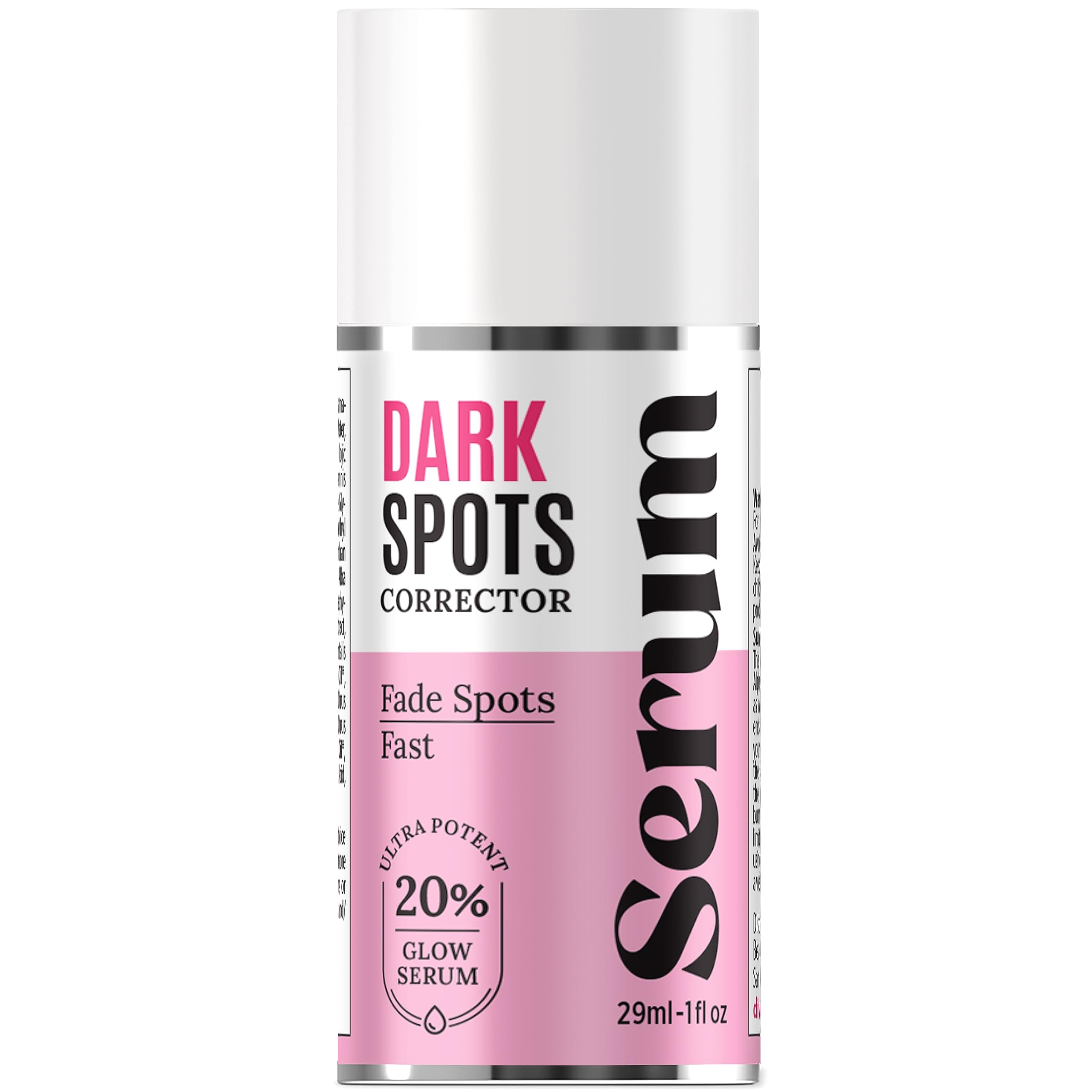 Divine Derriere dark spot corrector bottle pump for easy, fast-absorbing application.