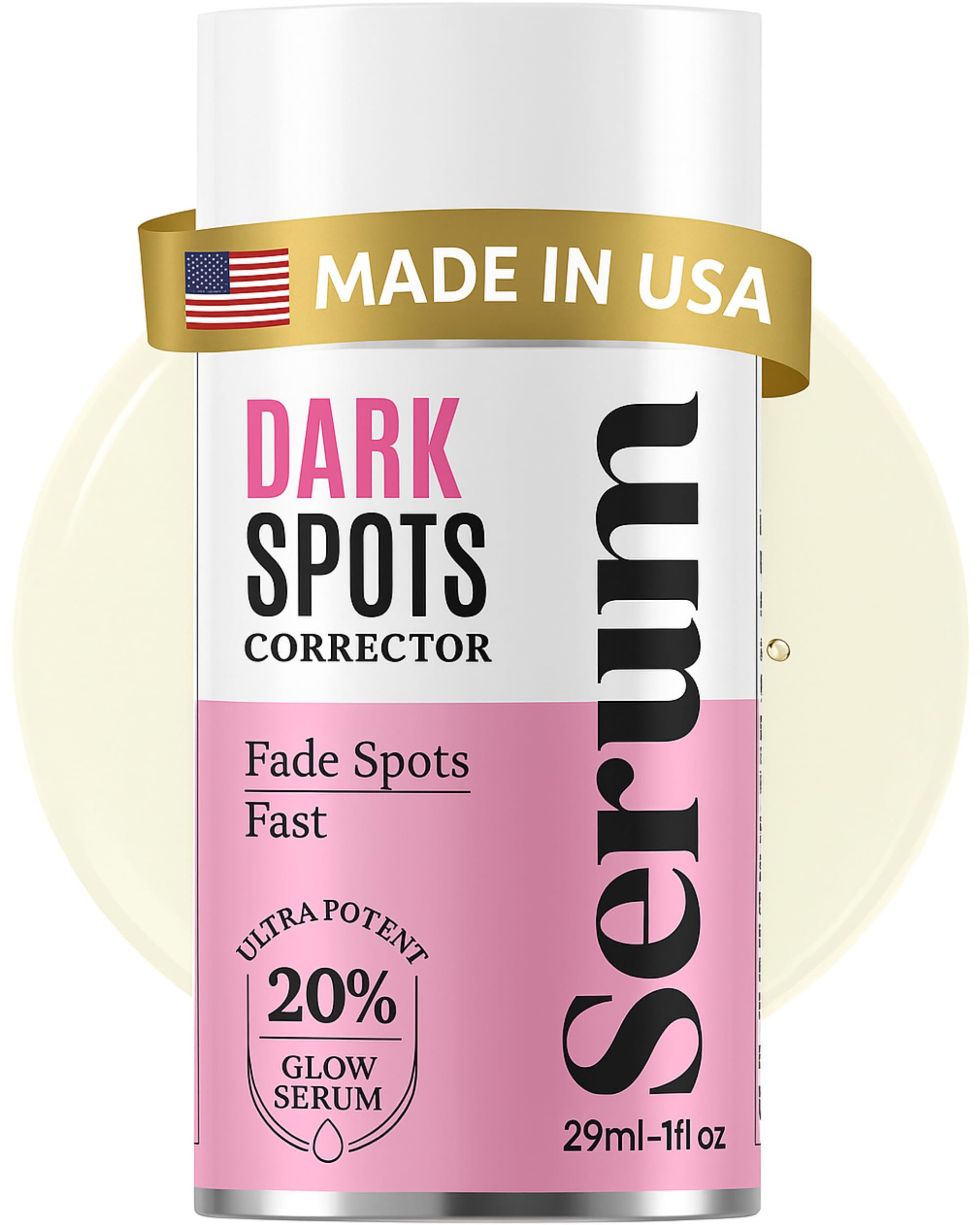 Divine Derriere packaging display showcases premium dark spot solution.