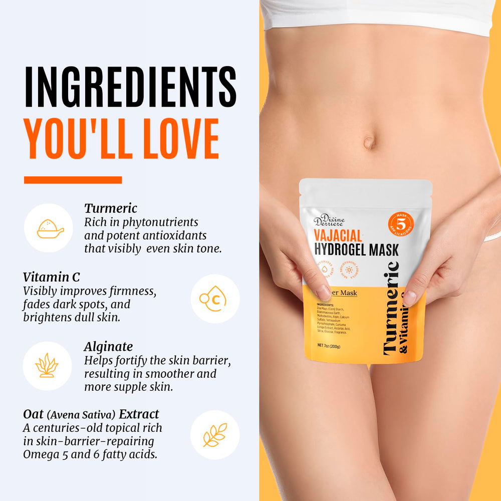 Divine Derriere turmeric and vitamin C offer antioxidant skin support