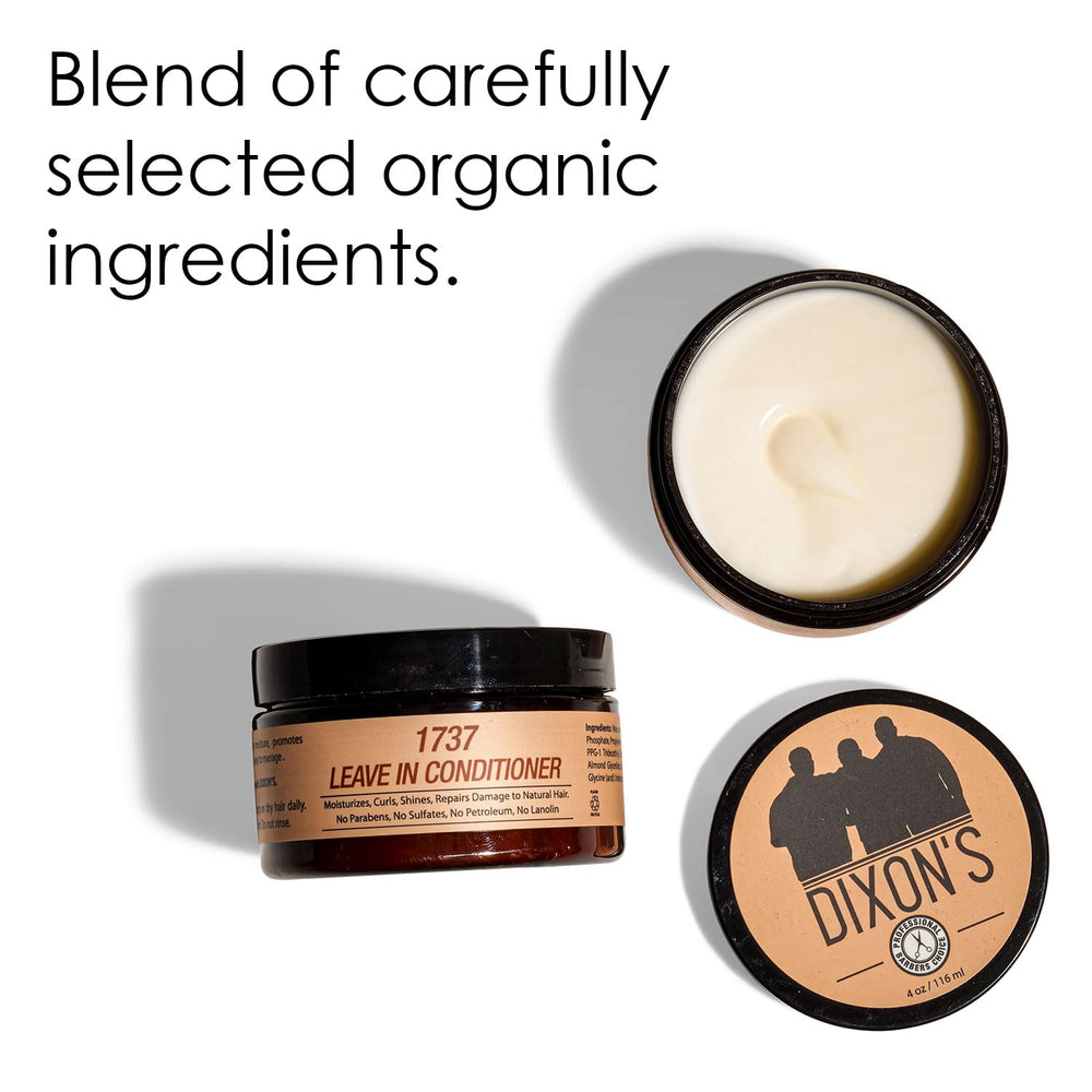 Dixon's 1737 leaves curls defined with conditioning and shine