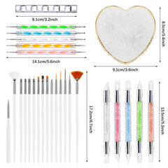 DIYCICO nail art brush set for precise line work and dots