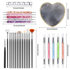 DIYCICO nail art dispensing tools 5pcs enable accurate color control for consistent results.