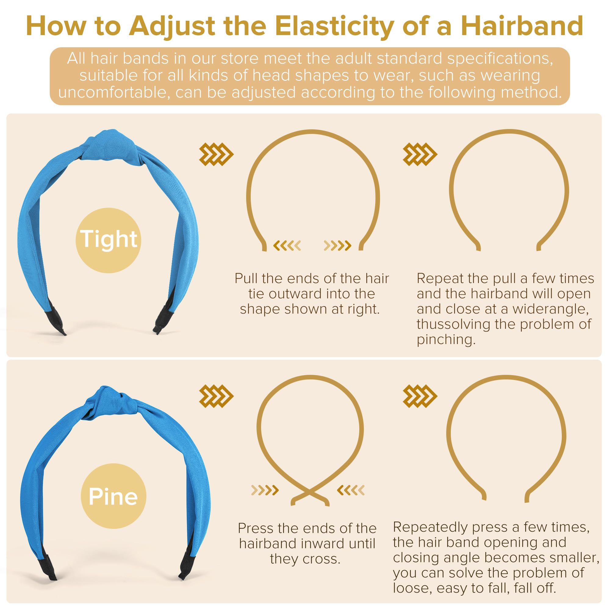 DiyJibb headbands ideal for makeup, lounging, workouts, and travel