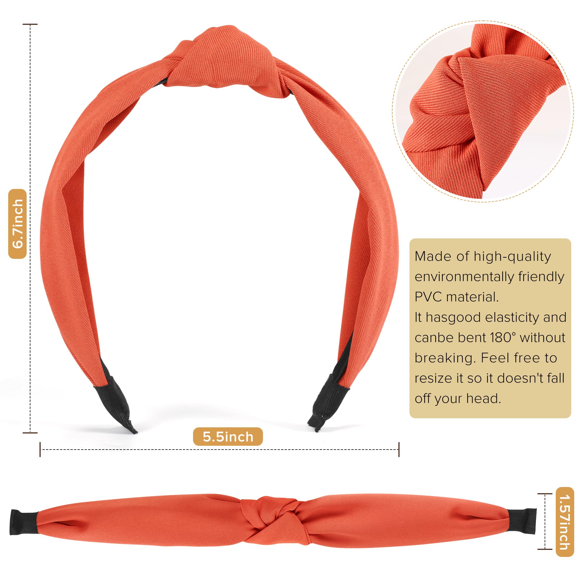 DiyJibb twist knot design headband adds chic flair to any hairstyle.