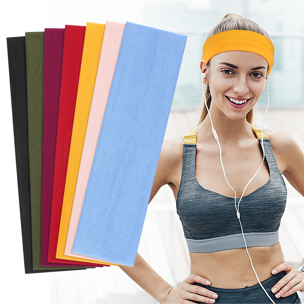 DiyJibb headbands in floral gray add style while staying non-slip