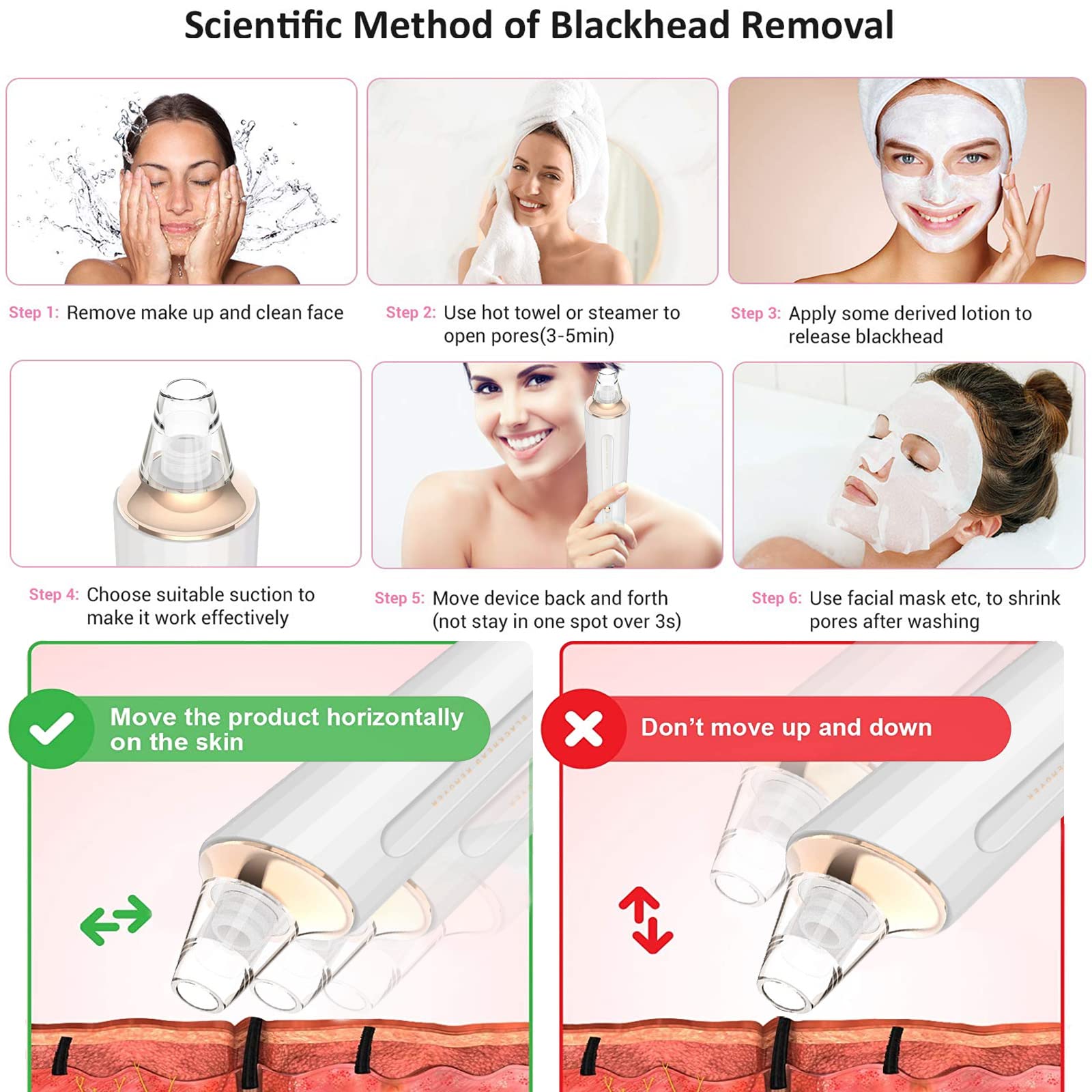 DIYthinker Blackhead Remover Vacuum portable design suited for travel.