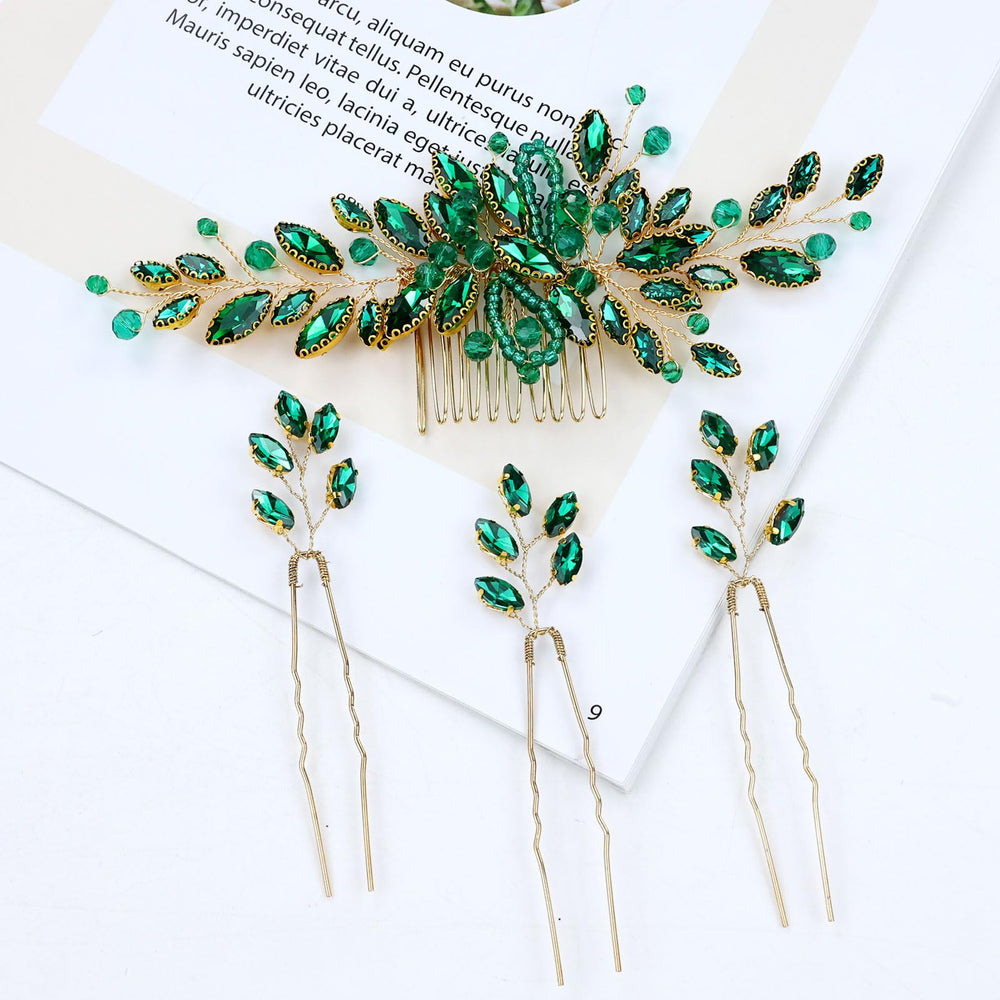 Dizila dazzling crystal beads headpins secure elegant accents for formal events.
