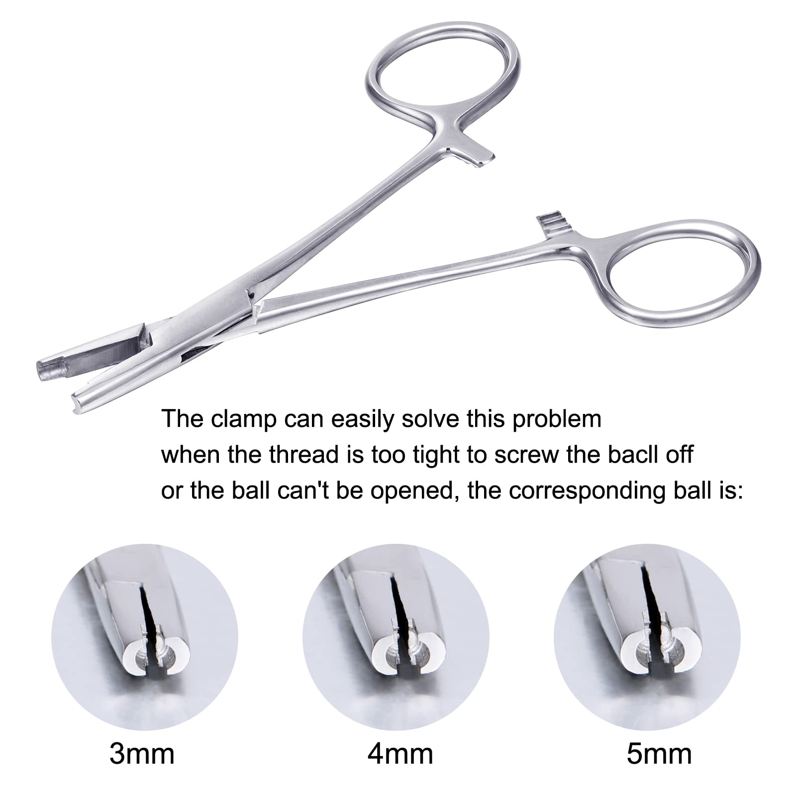 DJCIW piercing-ball removal tool 4mm close-up shows precision screw action.