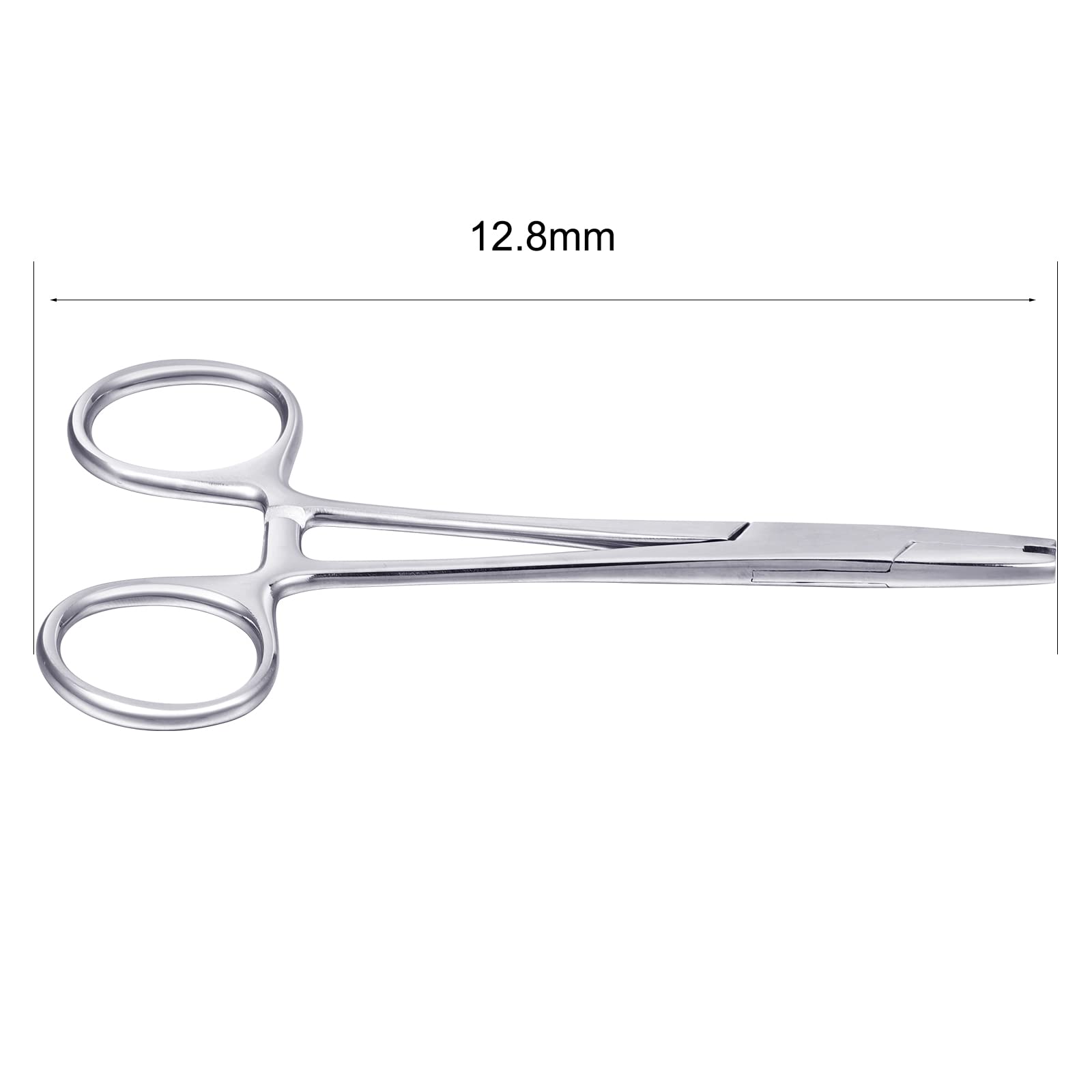 DJCIW stainless-steel dermal-anchor-holder for safe anchor handling.