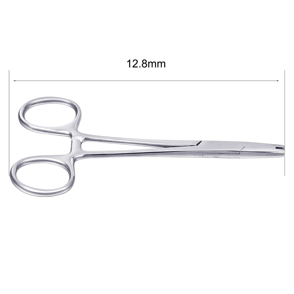 DJCIW stainless-steel dermal-anchor-holder for safe anchor handling.