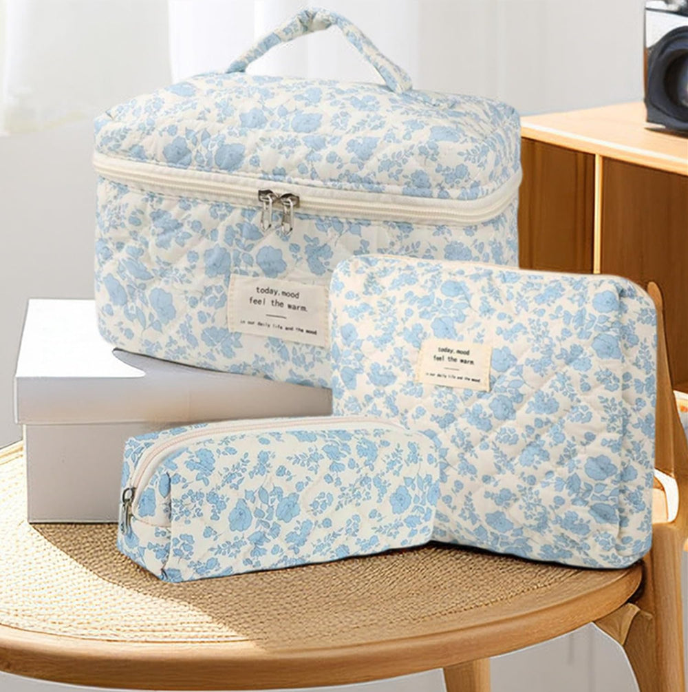 Dkieuyu small compact makeup pouch zipper detail ideal for on-the-go touch-ups