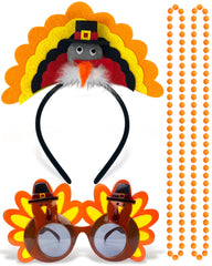 Dkomekii turkey headband close-up, eye-catching party accessory.