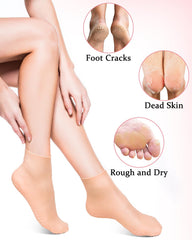 DLMDLM silicone sock size fit shows XL elasticity for larger feet