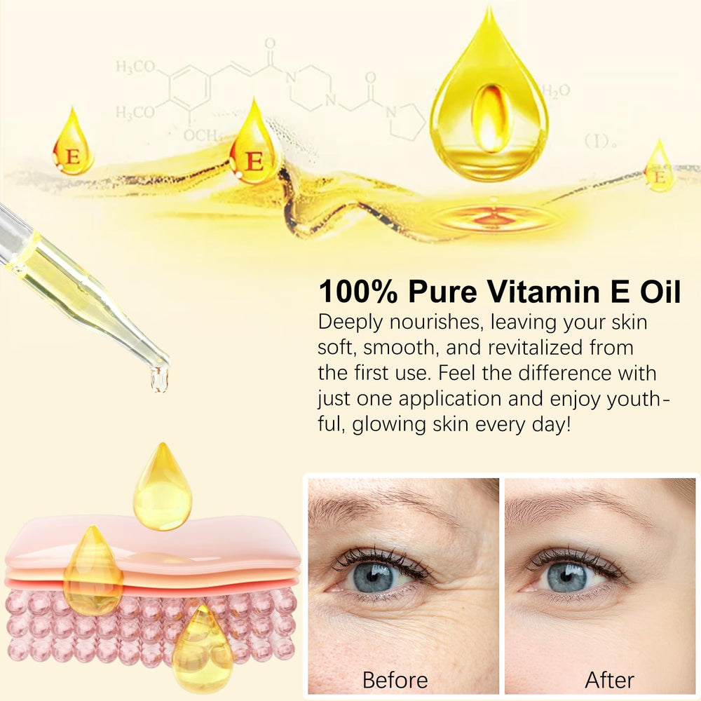 DLOMFVFQ vitamin E oil two-pack outer box for convenient sharing