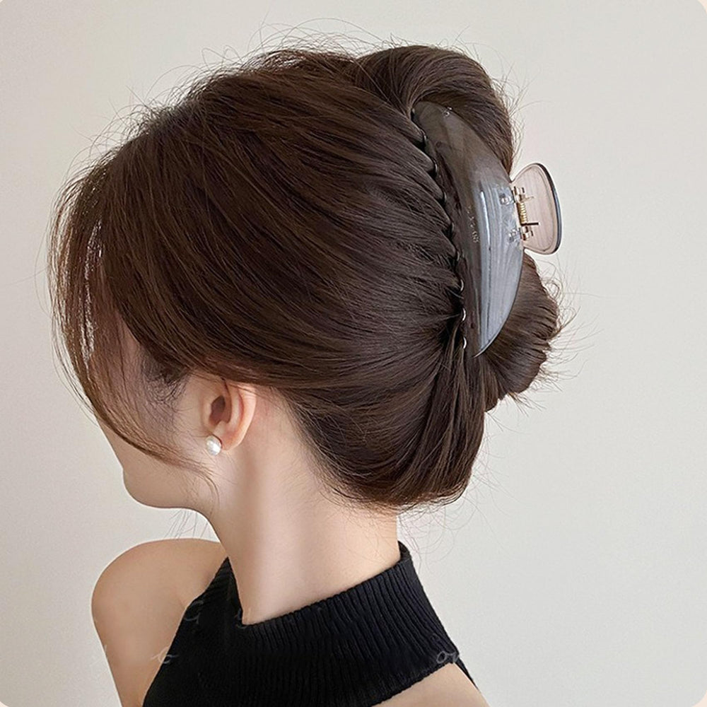 DMJHJY satin-finish clip features elegant durable finish resistant to fading with wear.