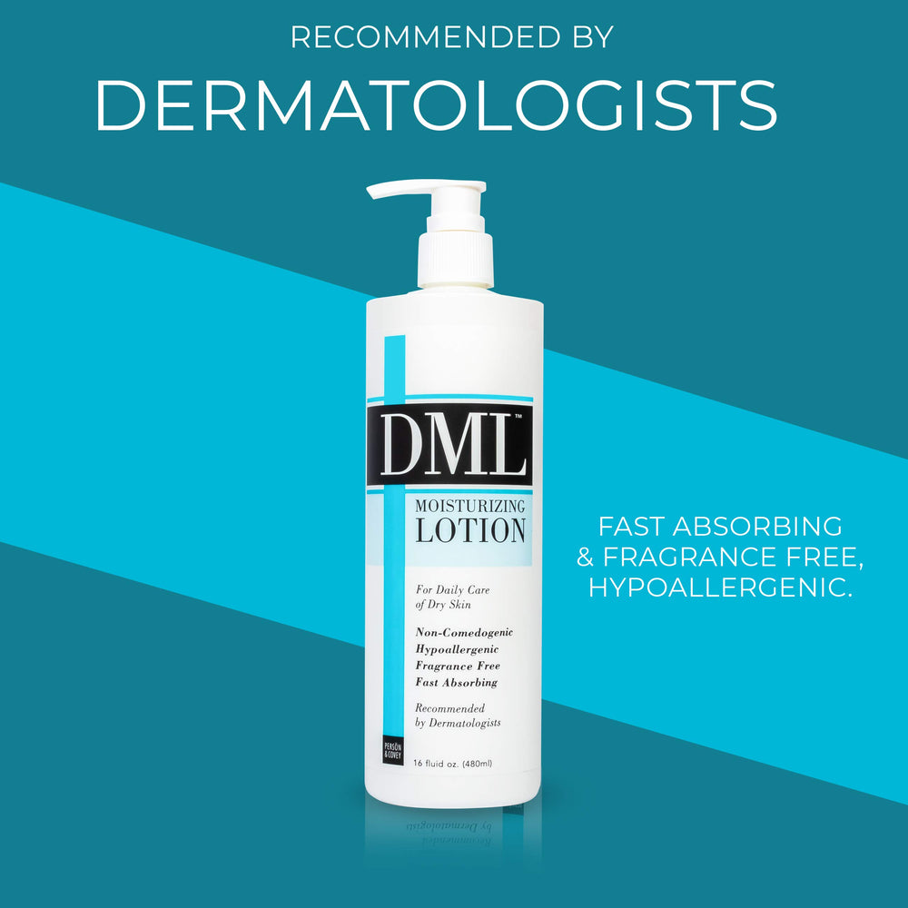 DML Moisturizing Lotion absorbed quickly with no residue after application